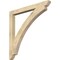Ekena Millwork Thorton Slat Rough Sawn Bracket, Douglas Fir, 4"W x 46"D x 46"H BKT04X46X46THR06RDF - alternate 1